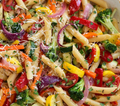 Roasted Chicken Breast, Pasta Primavera